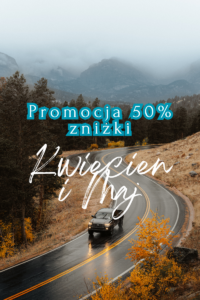Promocja na kwiecień i maj – 50% zniżki